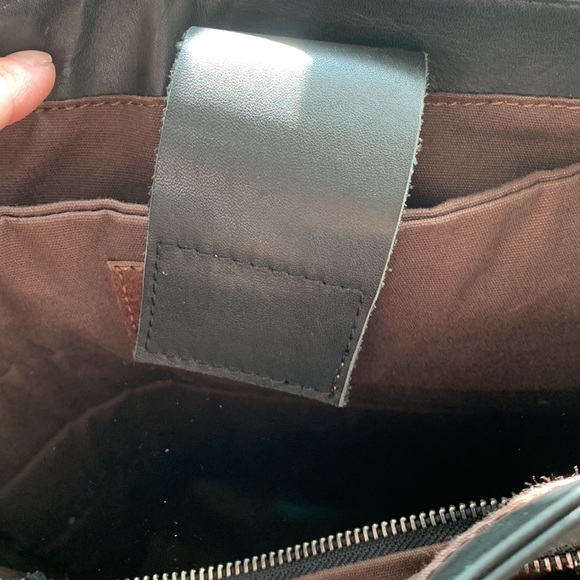 POL Hunter Green Leather Backpack - Picture 4 of 10